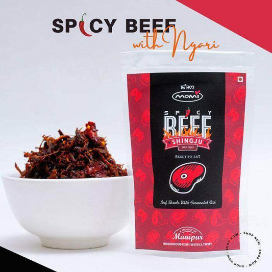 Mom's Spicy Beef Singju with Ngari - 60 gm - Pabung
