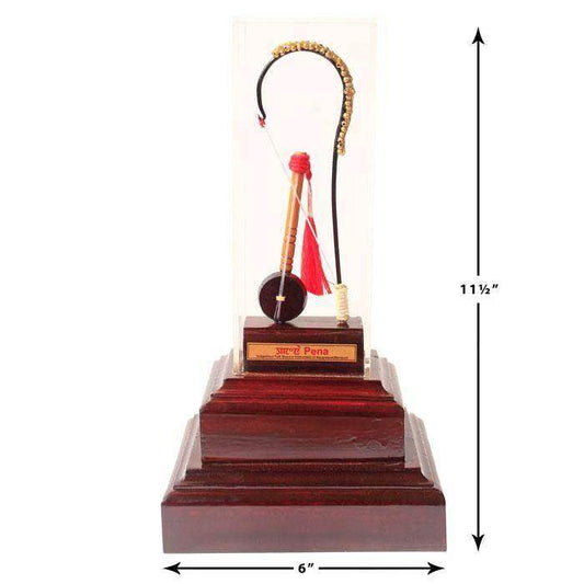 Pena - Manipuri Musical Instrument - Height 11½ inch - Pabung