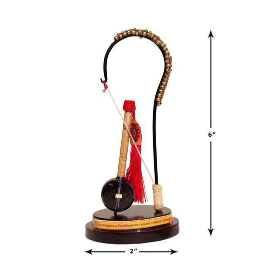 Pena - Manipuri Musical Instrument - Height 6 inch - Pabung