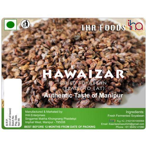 IHA Foods - Hawaizar Dry (Fermented Soyabean) - 80 gm - Pabung