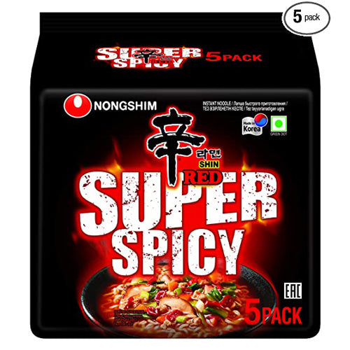 Nongsim Sin Red (Super Spicy) - Pack of 5